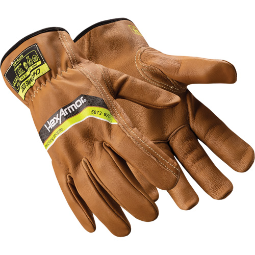Gants homologu&eacute;s contre les arcs &eacute;lectriques Chrome SLT 5073, 12/3T-Grand, 45 cal/cm², Niveau 4 Ottawa Fastener Supply