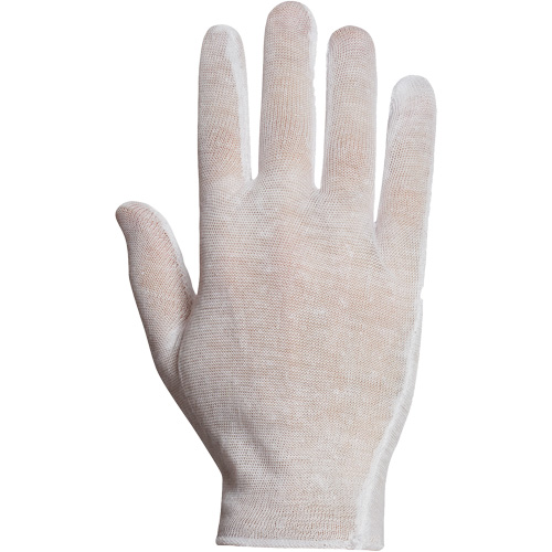 Superior&reg; ML40 Inspection Glove, Poly/Cotton, Hemmed Cuff, One Size Ottawa Fastener Supply