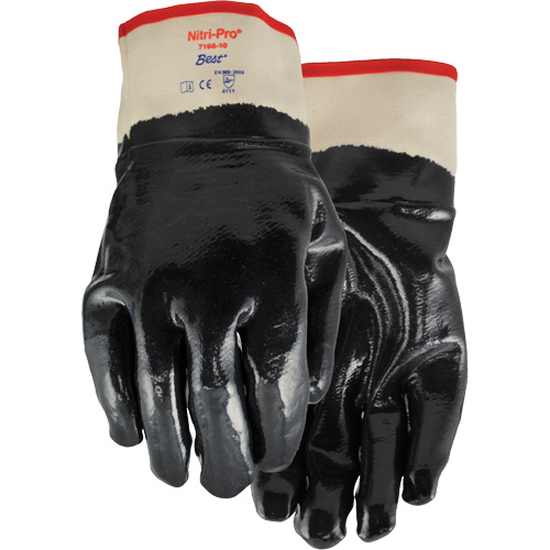 Nitri-Pro&reg; Coated Gloves, 9/Large, Nitrile Coating, Jersey/Cotton Shell Ottawa Fastener Supply