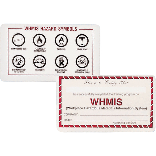 WHMIS Wallet Cards Ottawa Fastener Supply
