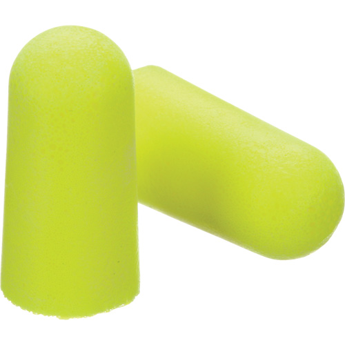 E-A-Rsoft Yellow Neon Earplugs, Bulk - Polybag Ottawa Fastener Supply