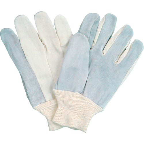Standard-Duty Full-Index Work Gloves, Large, Split Cowhide Palm Ottawa Fastener Supply