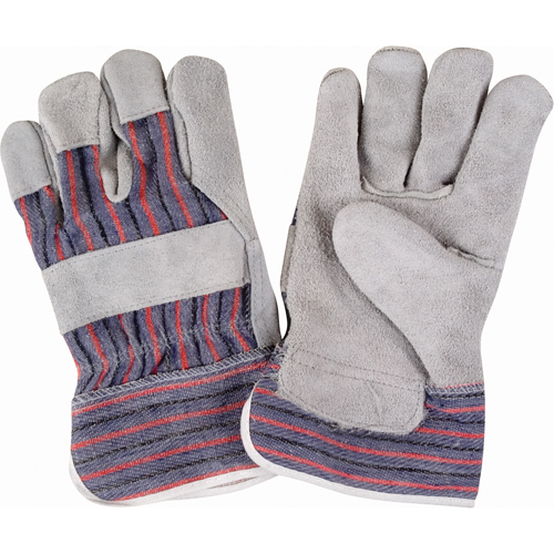 Rugged Fitters Gloves, X-Large, Split Cowhide Palm, Cotton Inner Lining Ottawa Fastener Supply