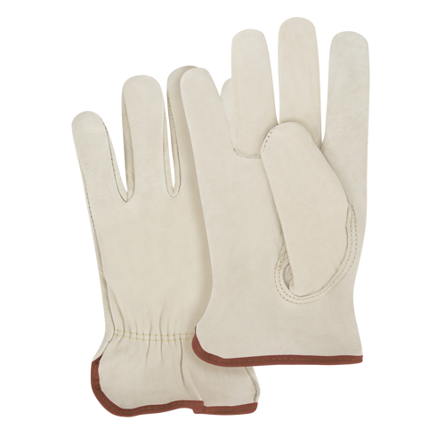 Close-Fit Driver's Gloves, Large, Grain Cowhide Palm Ottawa Fastener Supply
