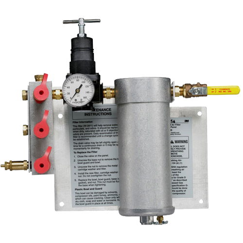 Masques non ajust&eacute;s 3M avec adduction d'air-PANNEAUX FILTRANTS PORTATIFS, Capacit&eacute; 50 pi³/min Ottawa Fastener Supply