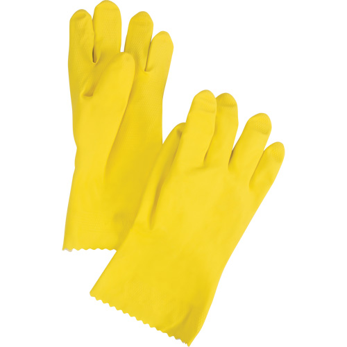 ChemStop Gloves, Size Small/7, 12" L, Latex, Flock-Lined Inner Lining, 16-mil Ottawa Fastener Supply