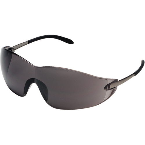 Blackjack&reg; Safety Glasses, Grey/Smoke Lens, Anti-Scratch, ANSI Z87+/Meets/Exceeds CSA Z94.3 Ottawa Fastener Supply
