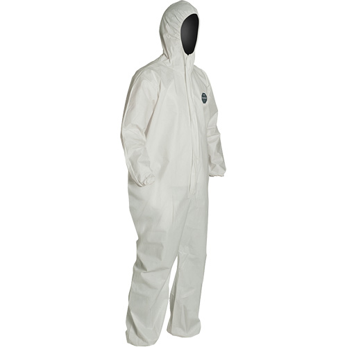 ProShield&reg; 60 Coveralls, Small, White, Microporous Ottawa Fastener Supply