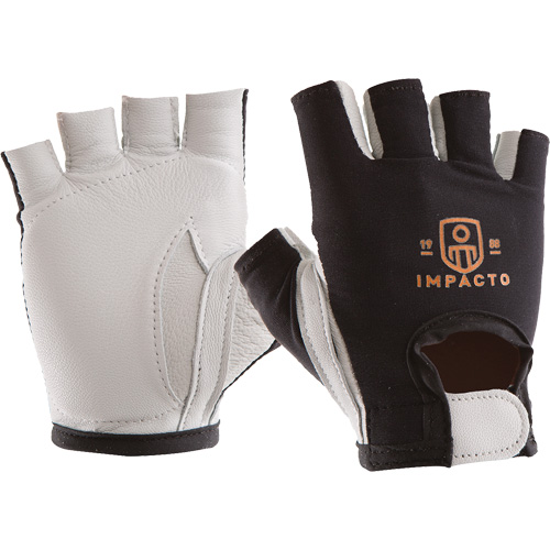 Anti-Impact Left-Hand Glove, X-Small, Goatskin/Split Leather Palm, Hook & Loop Cuff Ottawa Fastener Supply