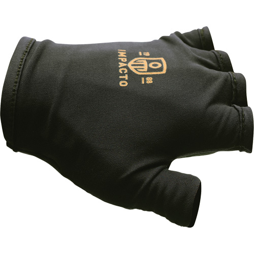 Gants antichocs sans doigts, main droite, T-petit, Paume en Cuir refendu, Poignet &agrave; enfiler Ottawa Fastener Supply