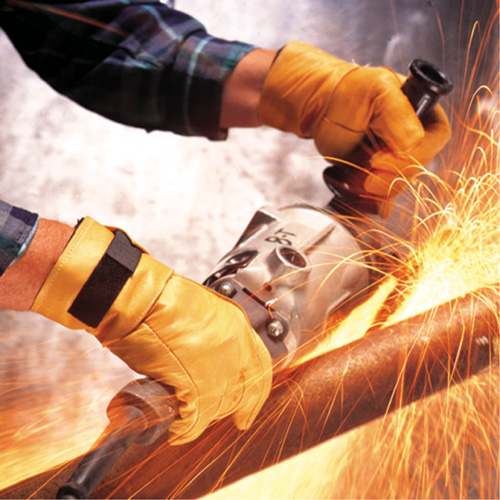 Vibration Protective Air Glove&reg;, Size X-Small, Grain Leather Palm Ottawa Fastener Supply