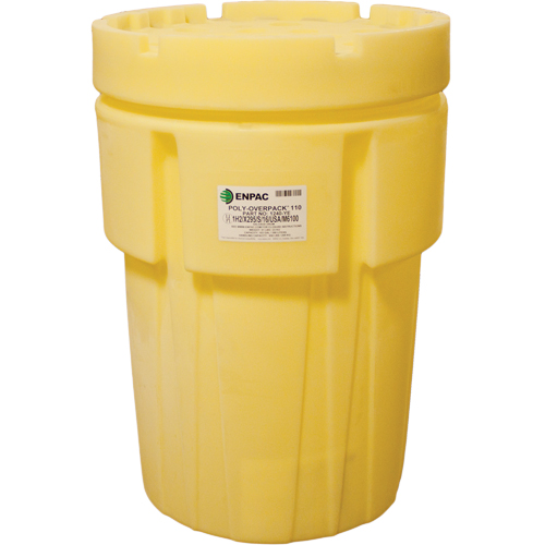 Baril de r&eacute;cup&eacute;ration Poly-Overpack 110 , 103 gal. US, Stationnaire Ottawa Fastener Supply