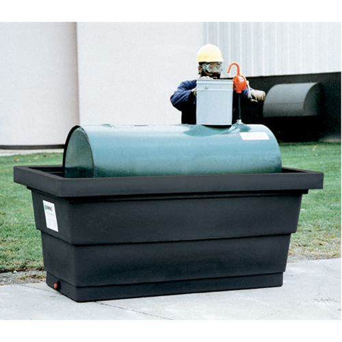 Poly-Tank&reg; Containment Unit 275 With Drain, 82.3" L x 45" W x 35.3" H, 275 US gal. Capacity Ottawa Fastener Supply