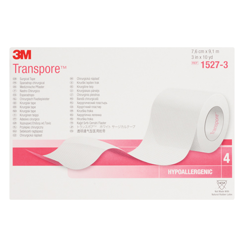 Ruban chirurgical Transpore de 3M, Classe 1, 30' lo x 3" la Ottawa Fastener Supply