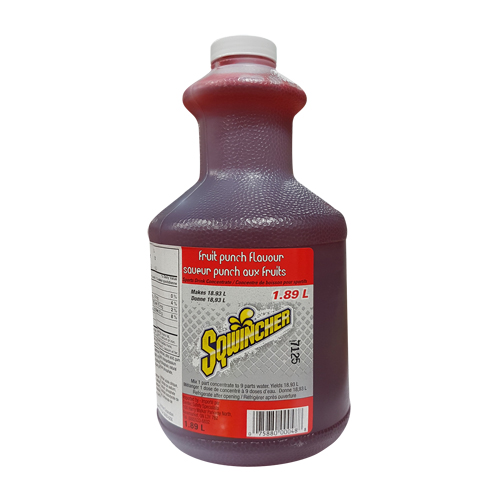Sqwincher&reg; Rehydration Drink, Concentrate, Fruit Punch Ottawa Fastener Supply