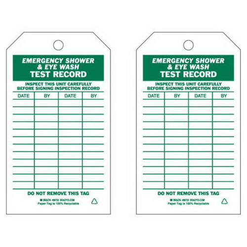 &eacute;tiquettes de rapport d'essai/inspection, Papier, 4" la x 7" h, Anglais Ottawa Fastener Supply