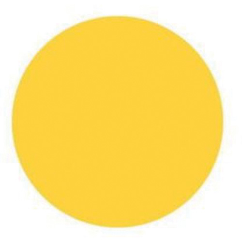 Round Write-On Labels, Circle, 3" L x 3" W, Yellow Ottawa Fastener Supply