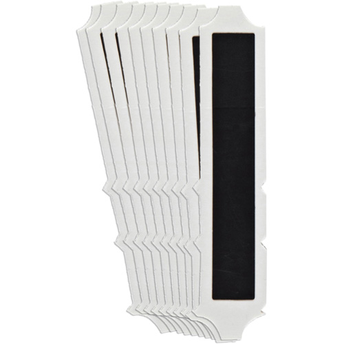 Quick-Align&reg;Individual Gothic Number and Letter Labels, I, 4" H, Black Ottawa Fastener Supply