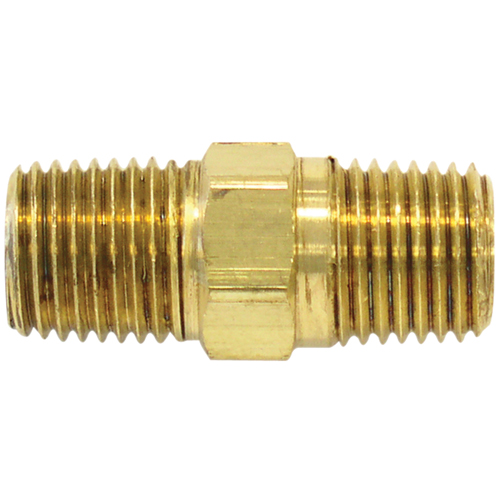 Male Hex Nipple, Brass Ottawa Fastener Supply