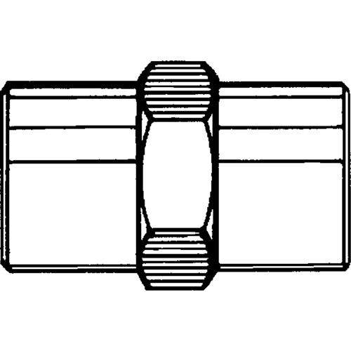 Female Hex Nipple, Brass Ottawa Fastener Supply