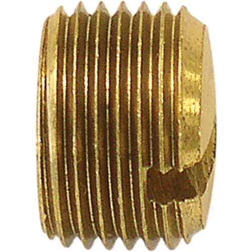 Bouchon de tuyau (avec fentes), 1/4" dia., Laiton Ottawa Fastener Supply