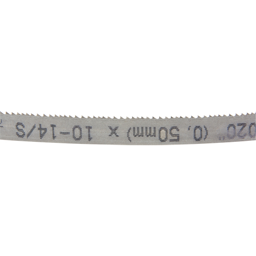 Univerz Portable Band Saw Blade, Bi-Metal, 44-7/8" L x 1/2" W x 0.020" Thick, 10-14 TPI Ottawa Fastener Supply