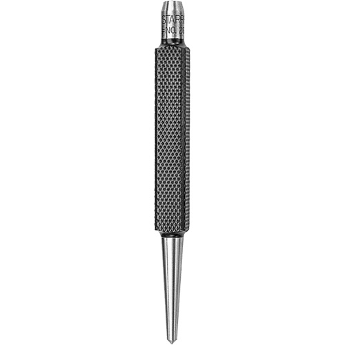 Centre Punch with Square Shank, 1/8" Dia., 3/8" Stock Size, 4" L Ottawa Fastener Supply