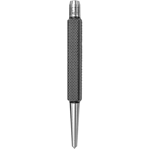 Centre Punch with Square Shank, 5/32" Dia., 3/8" Stock Size, 4-1/4" L Ottawa Fastener Supply