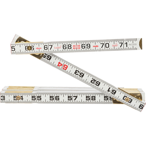 R&egrave;gle plate Red End, 6' lo, Bois Ottawa Fastener Supply