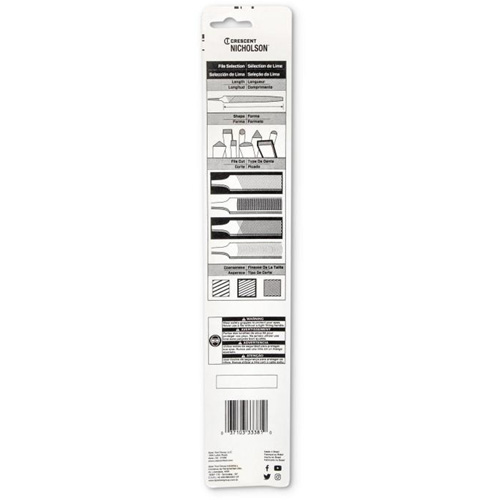 Lime d'affûtage, Plat, 8", Simple/double Ottawa Fastener Supply