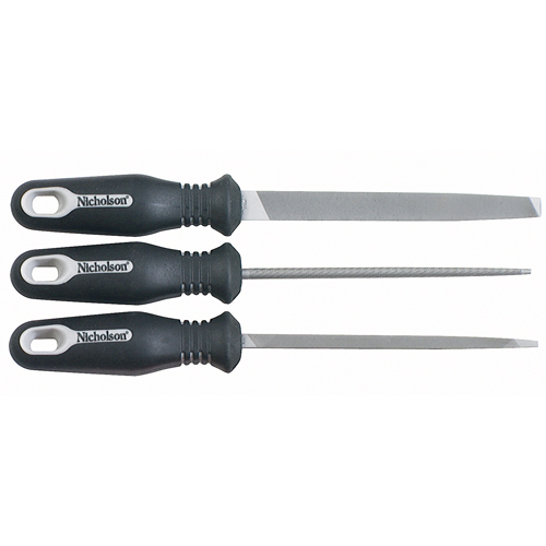 Ergonomic File Set, 3 Pcs Ottawa Fastener Supply