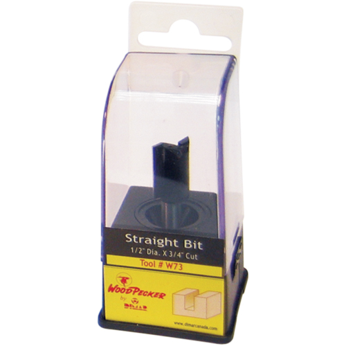 Fraises au carbure Woodpecker, 3/16" dia, 1/2" ha, 1-7/8" lo, 1/4" Manche Ottawa Fastener Supply
