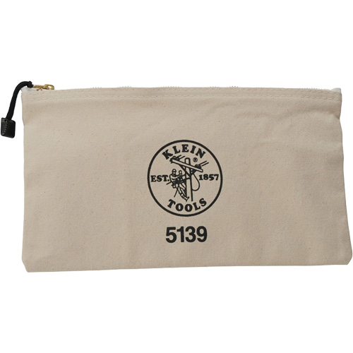 Pochette pour outils avec fermeture &agrave; glissi&egrave;re, Toile, 1 pochettes, Beige Ottawa Fastener Supply
