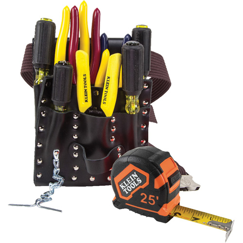 Electricians Tool Set, Leather, White Ottawa Fastener Supply