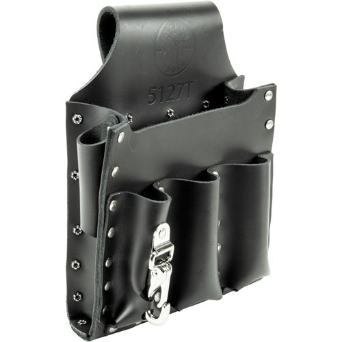 Tool Pouches, Multiple Tool Holder, Leather, 6 Pockets Ottawa Fastener Supply