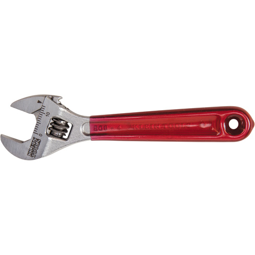 Adjustable Wrench, 4-1/2" L, 1/2" Max Width, Chrome/Polished Ottawa Fastener Supply