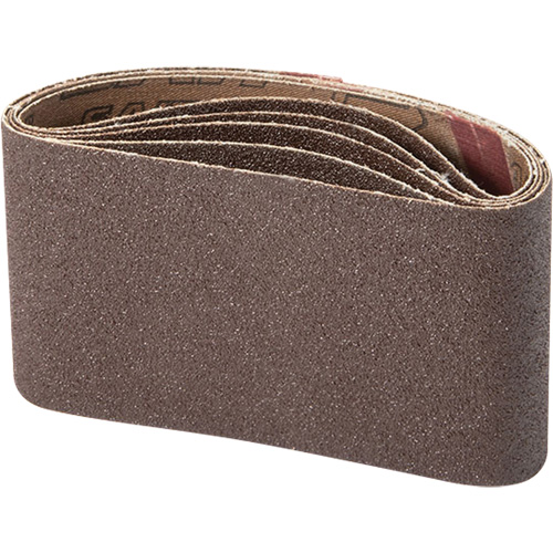 Portable Abrasive Belt, 3" W x 21" L, Aluminum Oxide, 100 Grit Ottawa Fastener Supply