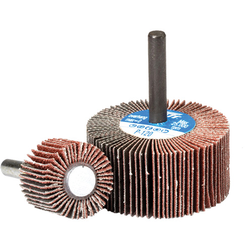 Meule &agrave; lamelles, Oxyde d'aluminium, Grain 180, 3" x 1" x 1/4" Ottawa Fastener Supply