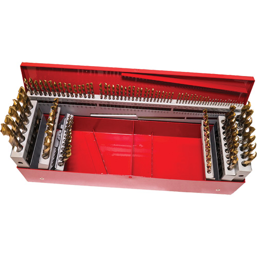 Jeu de forets courts, 115 morceaux, Acier rapide Ottawa Fastener Supply