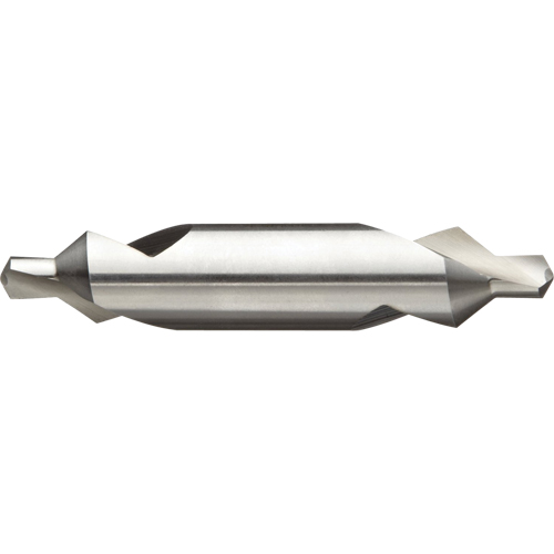 Combined Drill & Countersink, #3, 0.1094" Small Diameter, 1/4" Large Diameter, High Speed Steel Ottawa Fastener Supply
