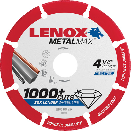 Metalmax Circular Saw Blades, 4-1/2", Metal/Non-Ferrous Use Ottawa Fastener Supply