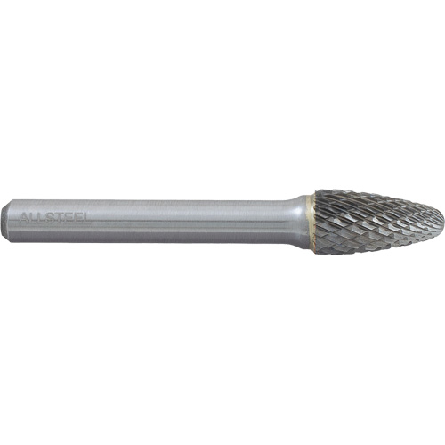 AllSteel Tree Shape Carbide Burr, SF-3, 3/8" Dia., 3/4" Depth of Cut Ottawa Fastener Supply