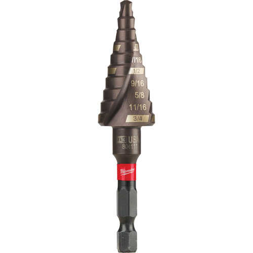 Foret &eacute;tag&eacute; #3 Shockwave Impact Duty, 3/16" - 3/4", Incr&eacute;ments de 1/16", Titane Ottawa Fastener Supply