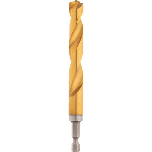Shockwave Drill Bit, 1/2", Titanium, 3-21/64 Flute, 135° Point Ottawa Fastener Supply