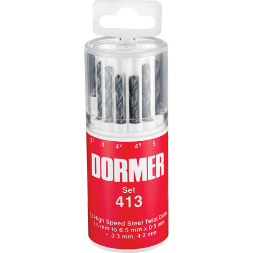 Jeu de forets courts, 13 morceaux, Acier rapide Ottawa Fastener Supply