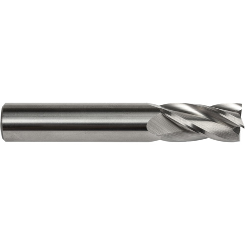 S134 End Mill, 1/8" Dia., 1-1/2" L, 4 Flutes, 1/8" Shank, Carbide Ottawa Fastener Supply