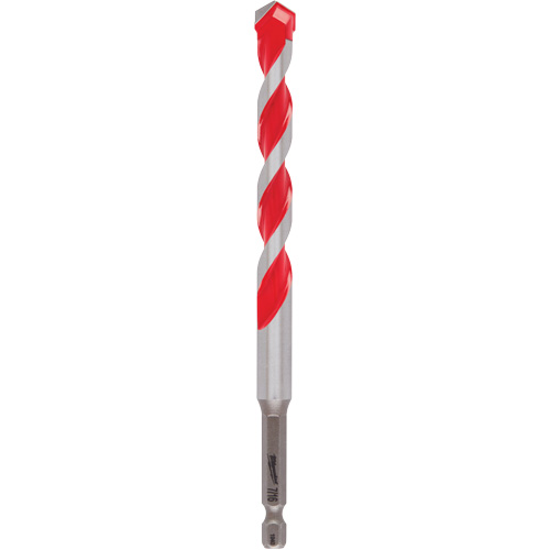 Foret &agrave; queue r&eacute;duite pour perceuse &agrave; percussion Shockwave, 7/16", Carbure, Cannelure 4" Ottawa Fastener Supply