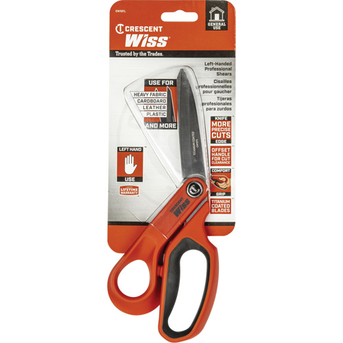 Tradesman Shears, 10", Rings Handle Ottawa Fastener Supply