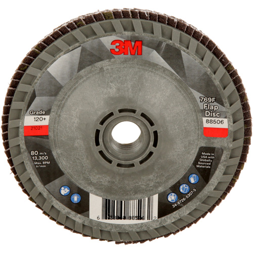 769F Quick Change Flap Disc, 4-1/2" x 5/8"-11, Type 29, 120+ Grit, Ceramic Ottawa Fastener Supply