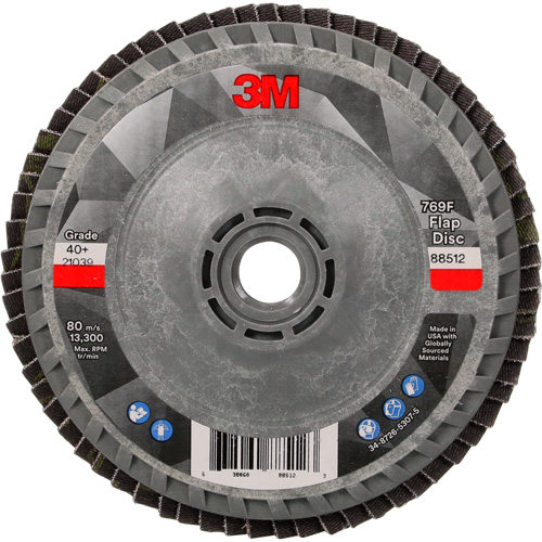 769F Quick Change Flap Disc, 4-1/2" x 5/8"-11, Type 27, 40+ Grit, Ceramic Ottawa Fastener Supply